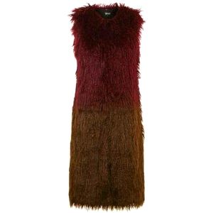 Topshop faux fur vest